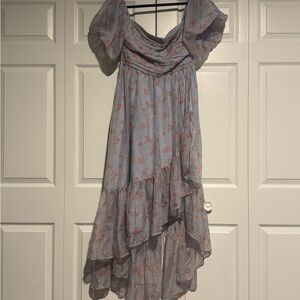 Abercrombie & Fitch Light Blue Floral Dress